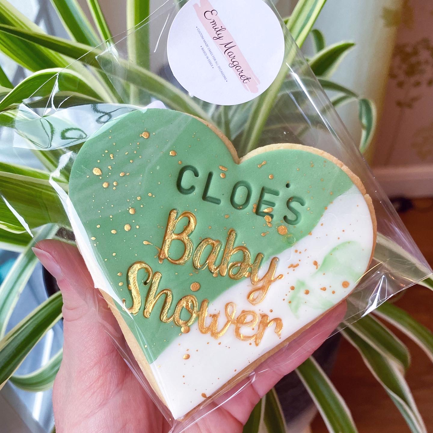 Personalised Fondant Vanilla Biscuit 
