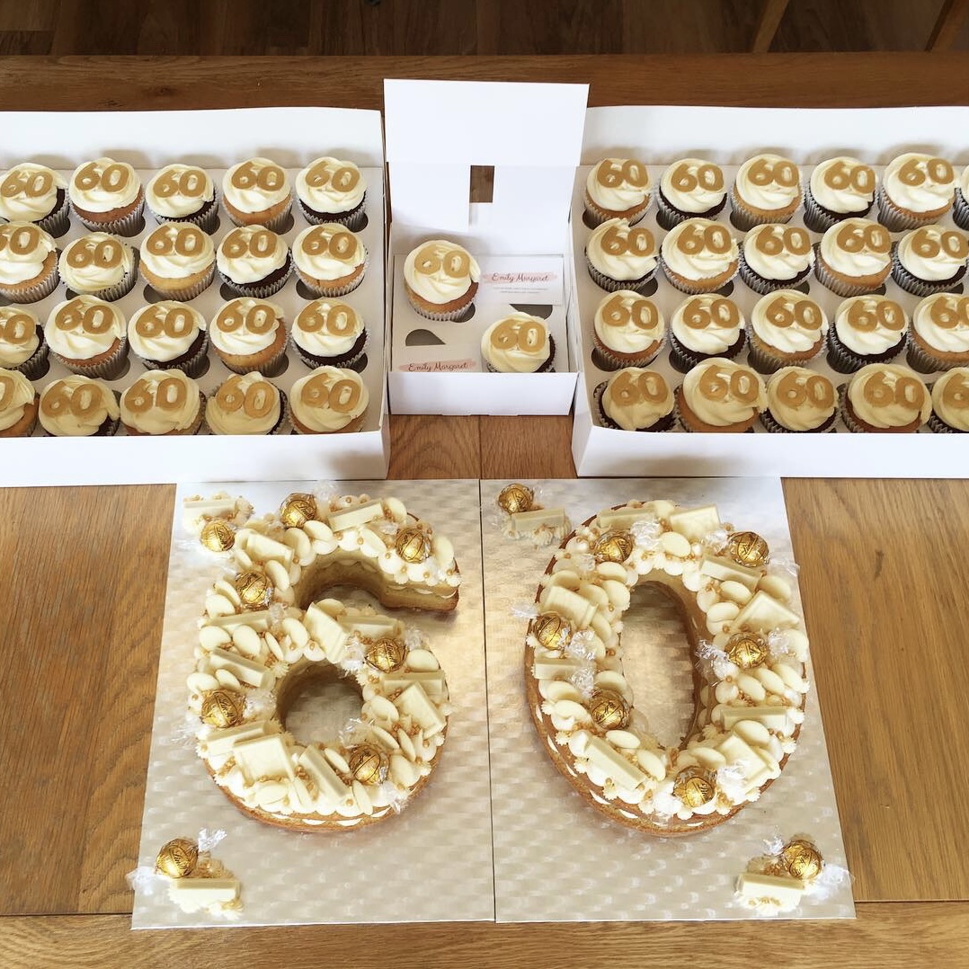 Number 60 Cake